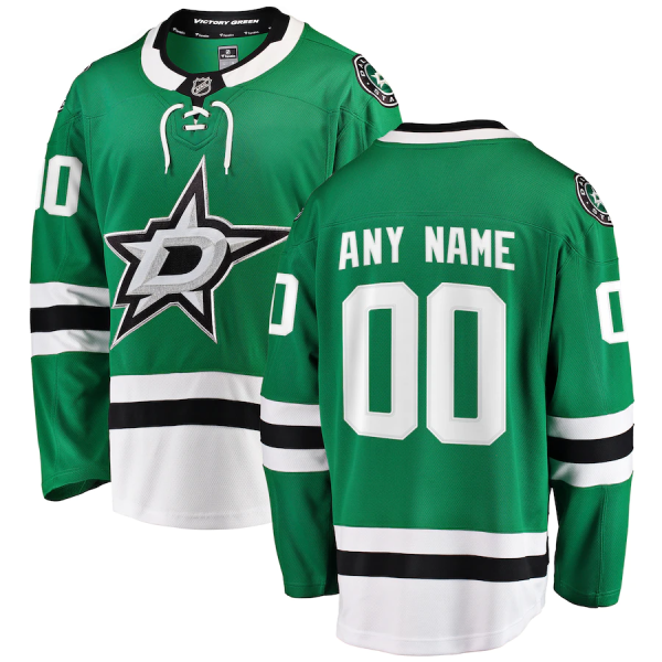 Dallas Stars Trikot Fanatics Branded Grün Heim Breakaway Benutzerdefinierte